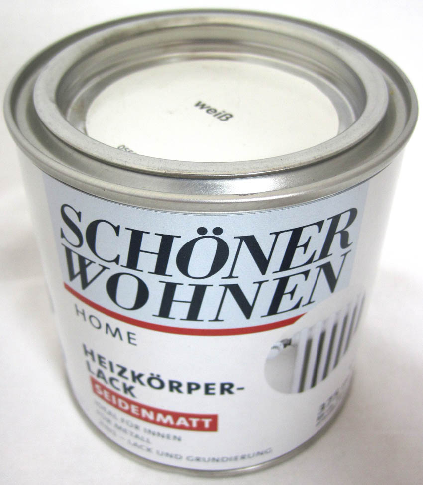Home Heizkörperlack 375 ml, weiß, seidenmatt, Acryllack SW
