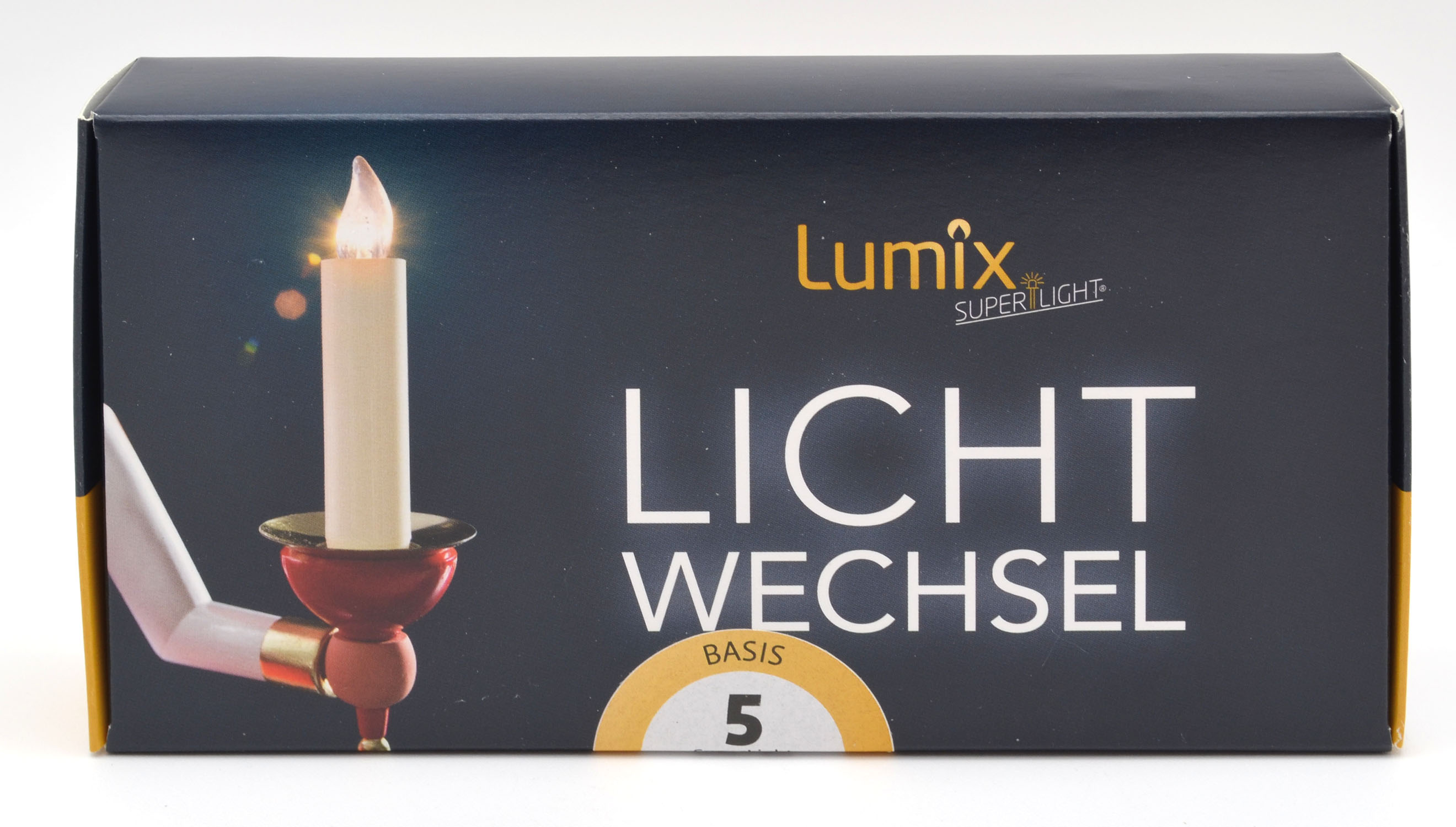 Lumix Classic Mini 5 Kerzen mit Fernbedienung