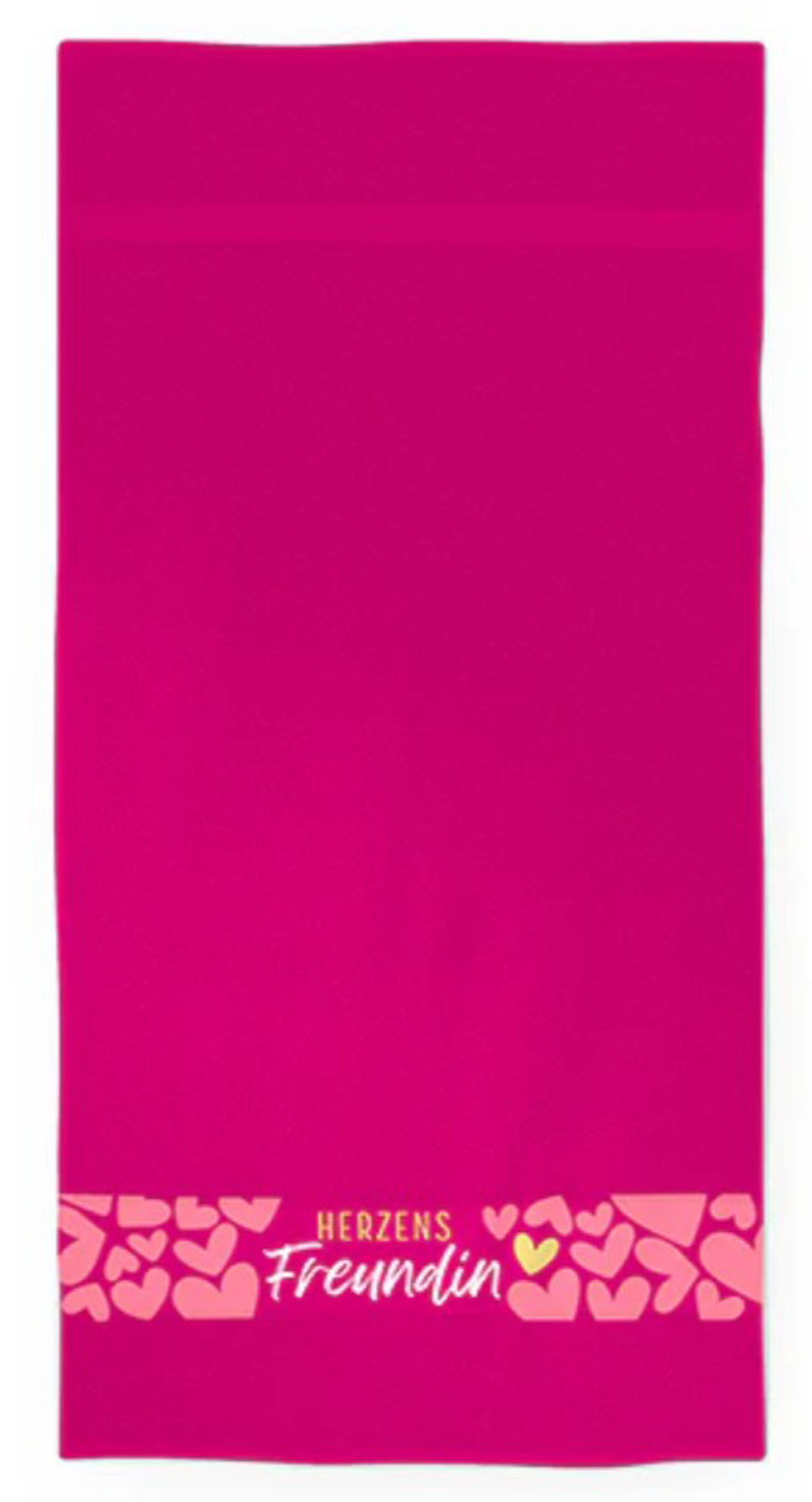 Badetuch Strandtuch "Herzensfreundin" 70x140 cm pink