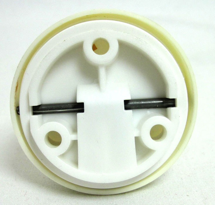 Federträger Holzfarbe Weiss Kunststoff ca. 13 cm