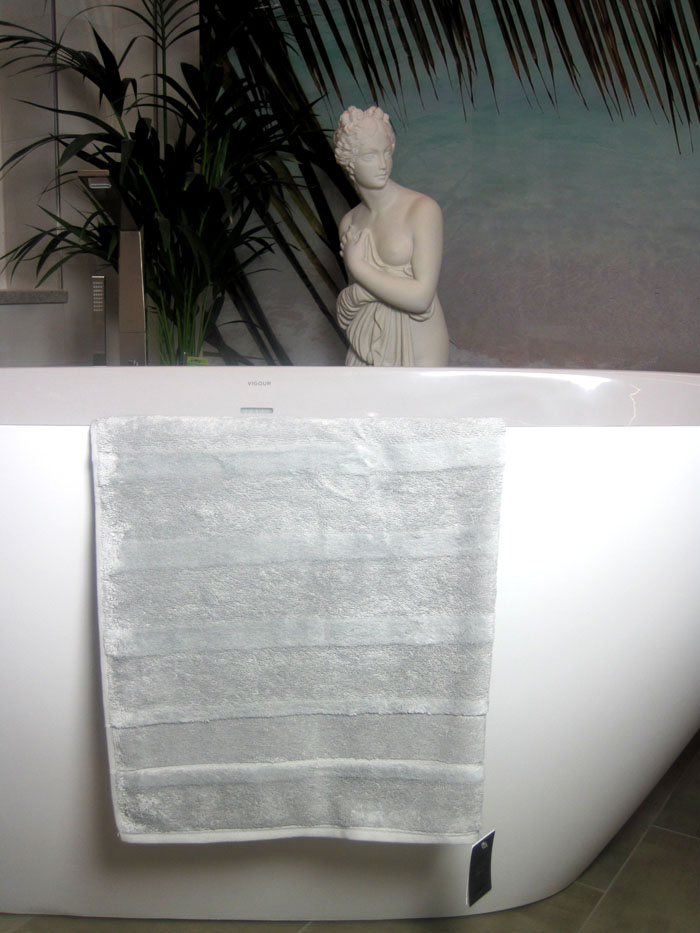 Gästetuch Noblesse 1002 Fb. 705 platin 30 x 50 cm