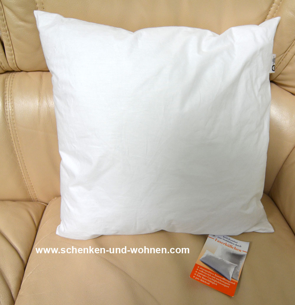 Kissenfüllung 40 x 40 cm mit Faserbällchen