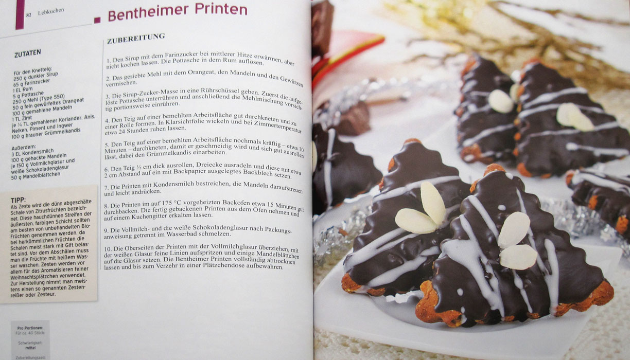 Backbuch "Plätzchen und mehr" gebunden Ausgabe ISBN 978-3-86405-089-3