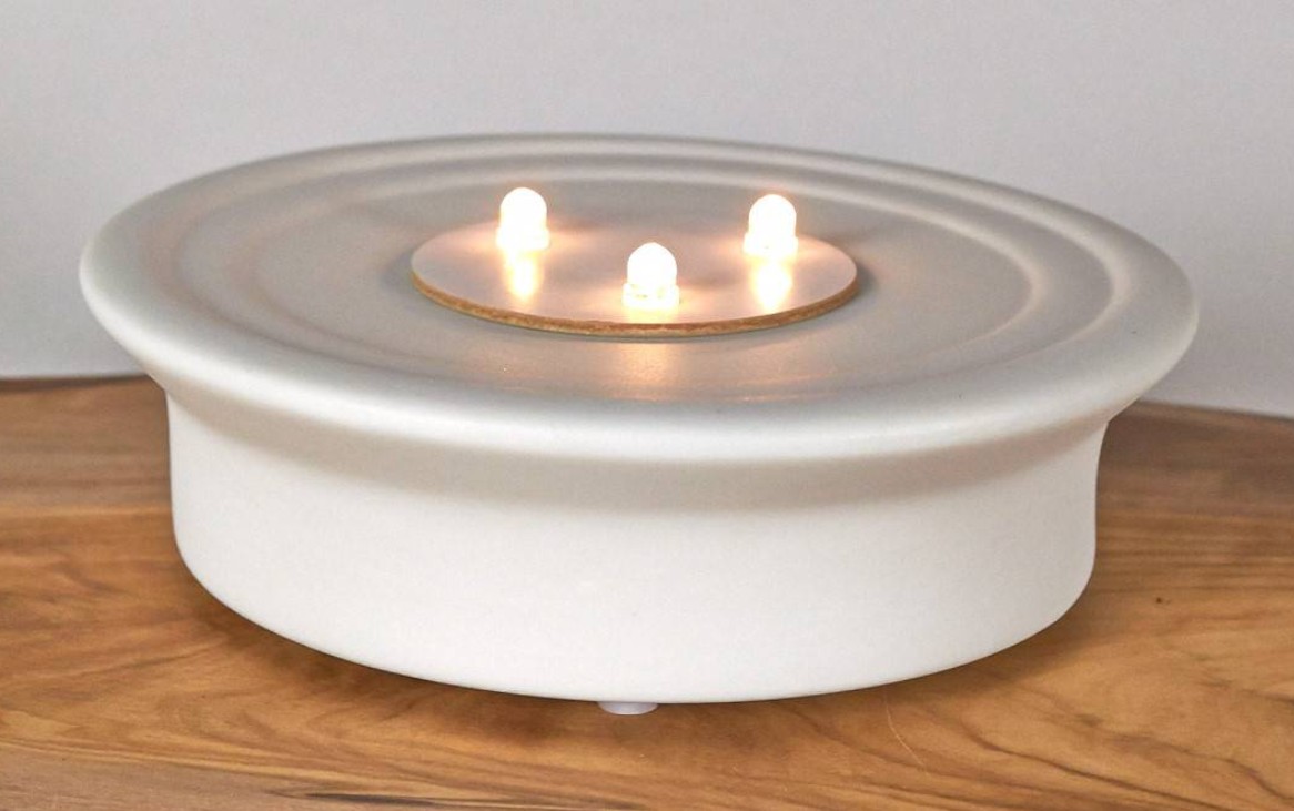 Starlight LED Base Ø 11,5 cm – LED Unterlage batteriebetrieben 