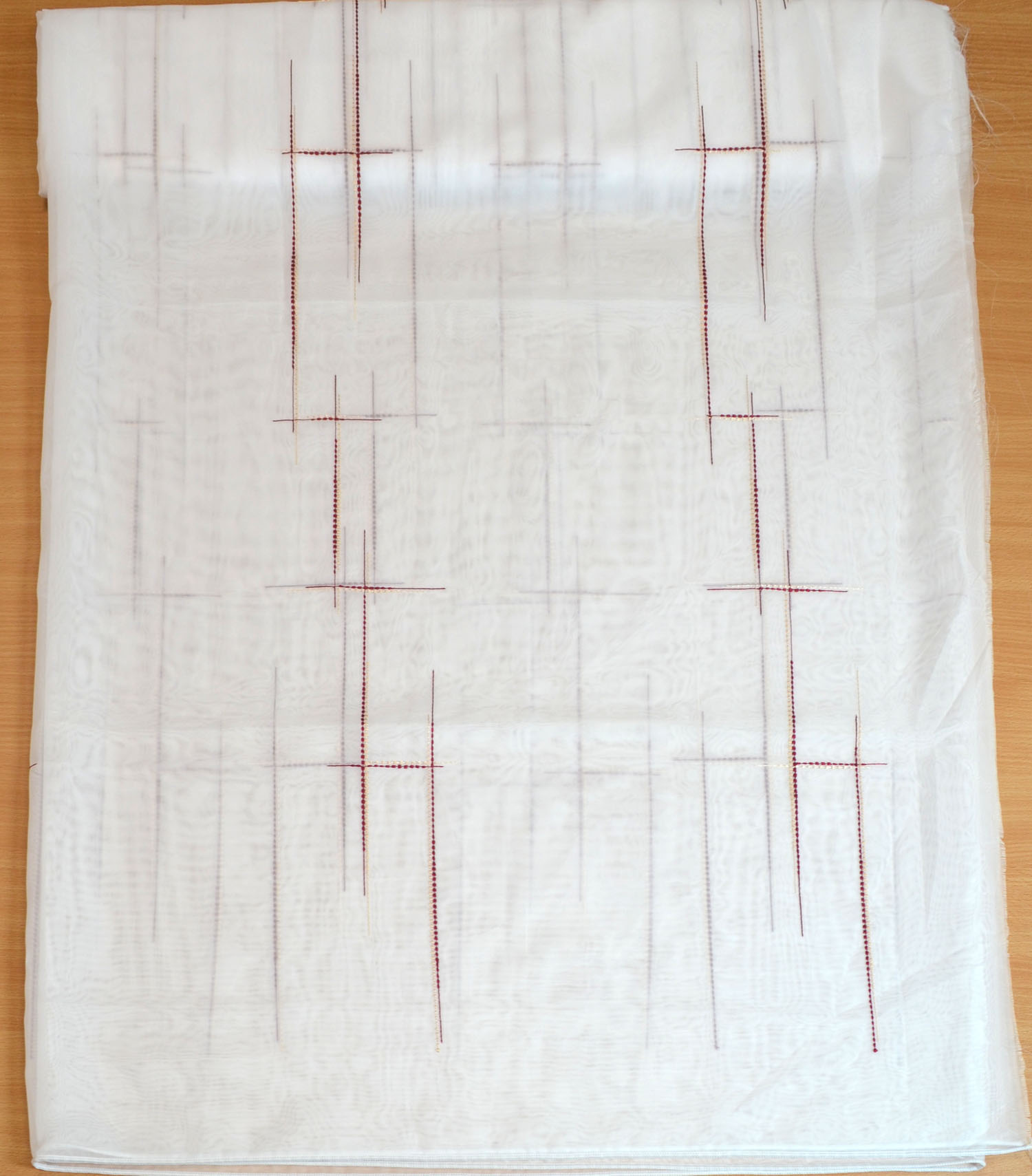 Gardinenrest Stores Stickerei 2,85 x 2,70 m (HxL)