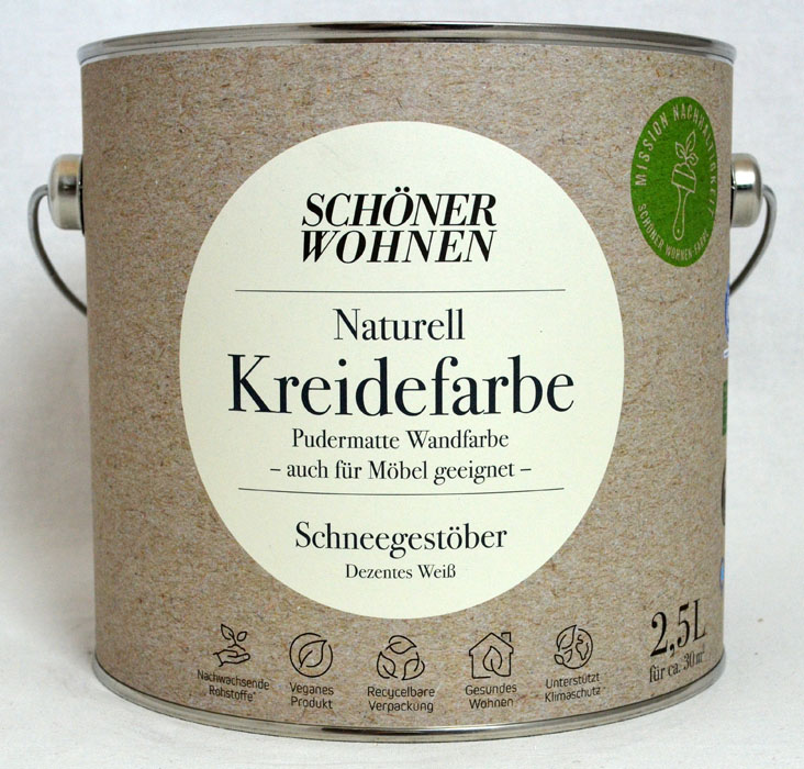 Naturell Kreidefarbe Schneegestöber 2,5 l