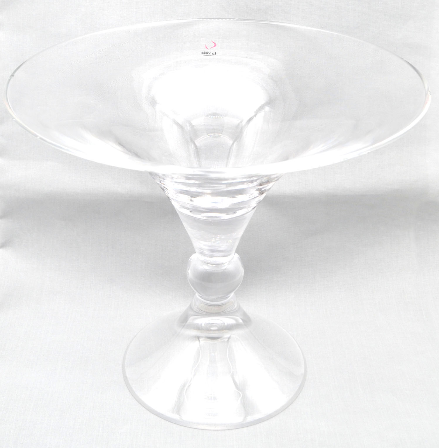 Glasschale „Hotel“ Ø 30 cm Höhe 26 cm schwere Glasqualität Dekoschale klar B-Ware
