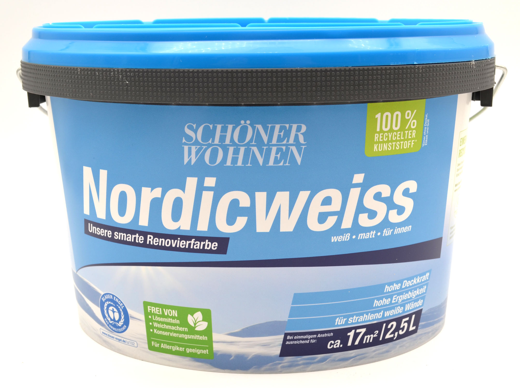 Schöner Wohnen - Nordicweiss matt, für Innen 2,5 l