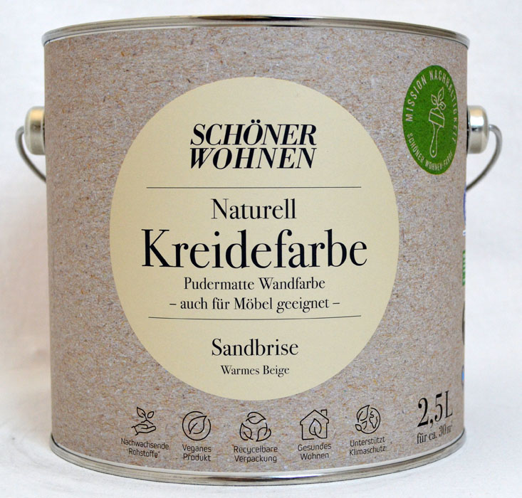 Naturell Kreidefarbe Sandbrise 2,5 l