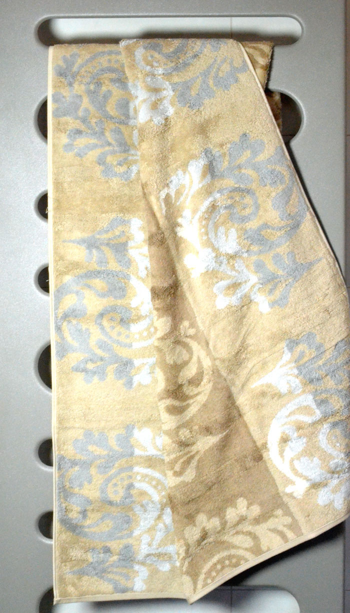 Handtuch Noblesse Cashmere Jaquardt, Fb. 33 Sand ca. 50 x 100 cm