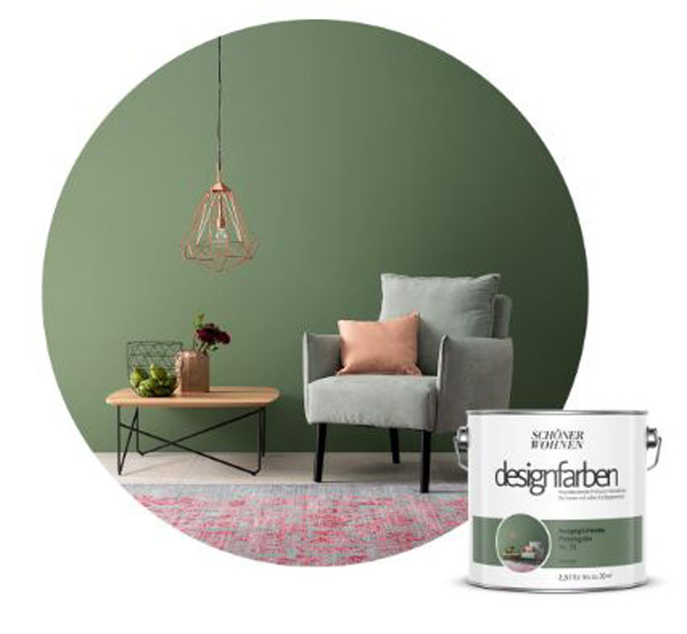 Designfarbe Ausgeglichenes Piniengrün Nr. 28 2,5 l