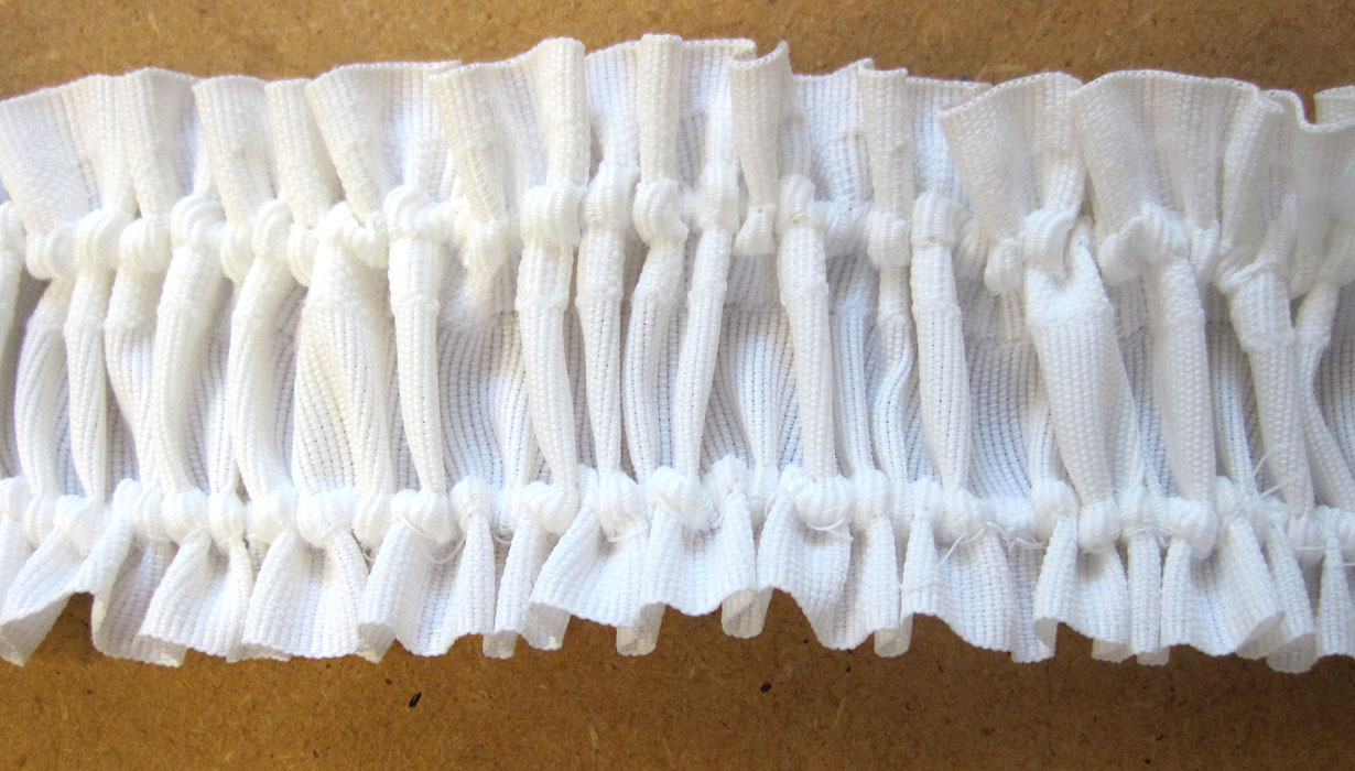 Gardinenband Universalband Kräuselband 50 mm breit blickdicht