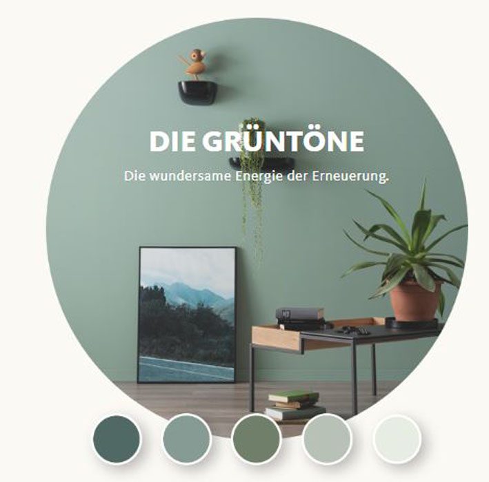 Designfarbe Ausgeglichenes Piniengrün Nr. 28 2,5 l