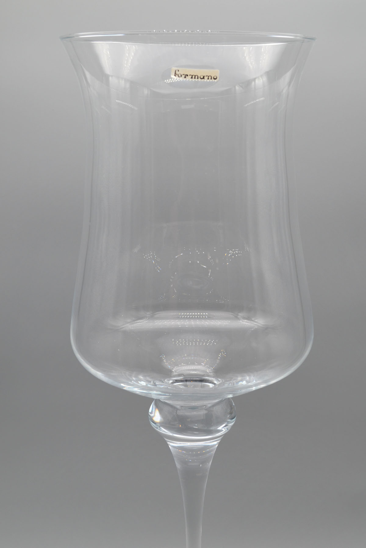 Deko-Kelch aus Glas 60 cm hoch auf Stil glasklar