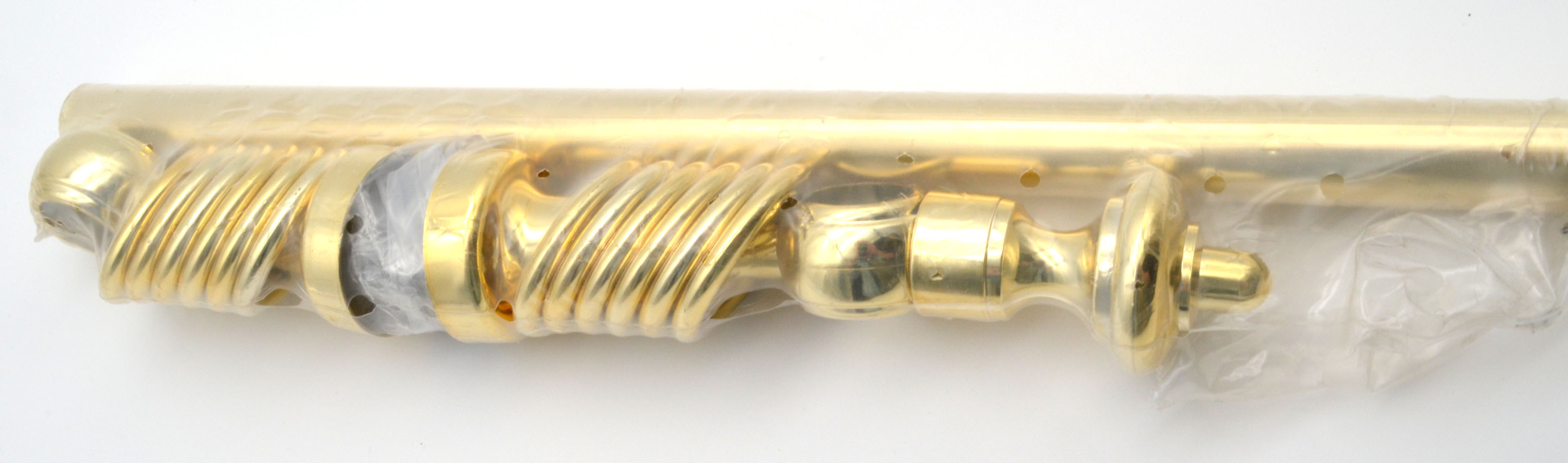 Komplettgarnitur Stil Ø 28 mm messingfarben 120 cm lang