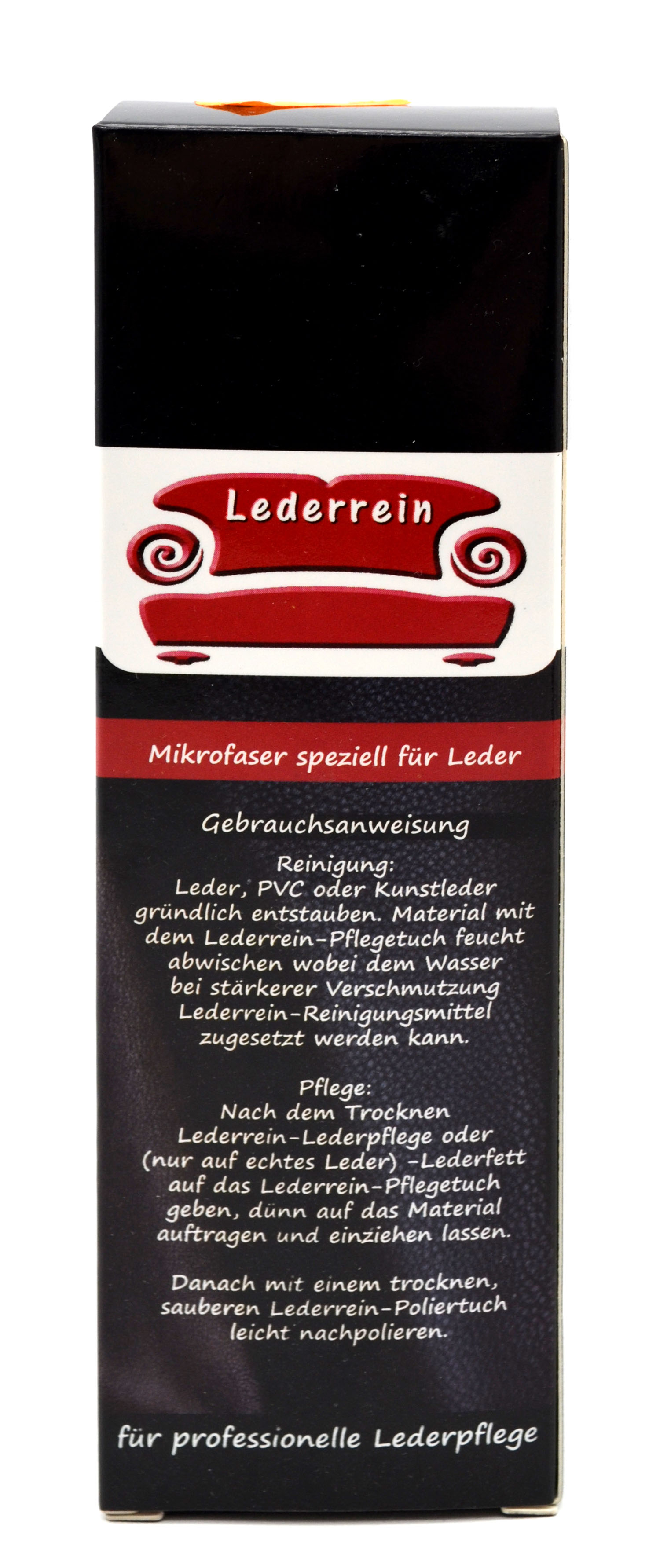 Pflegetuch speziell für Leder 50x30 cm 