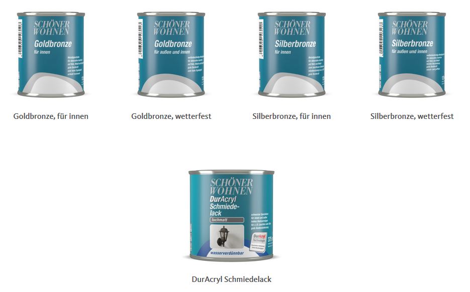 gruppenbild_gold-_und_silberbronze_2 Silberbronze für außen und innen - Siliconharzlack 125 ml