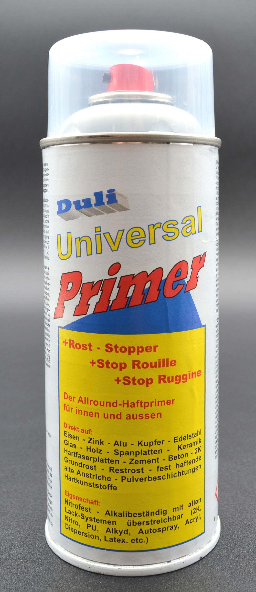 Duli Spray Universal Primer grau 400 ml Allround-Haftprimer innen und außen Duli Spray Universal Primer grau 400 ml Allround-Haftprimer innen und außen
