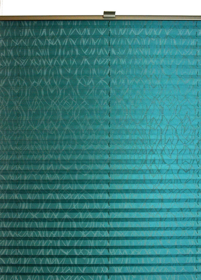 Plissee verspannt für Falzmontage 687x950mm (B/H)