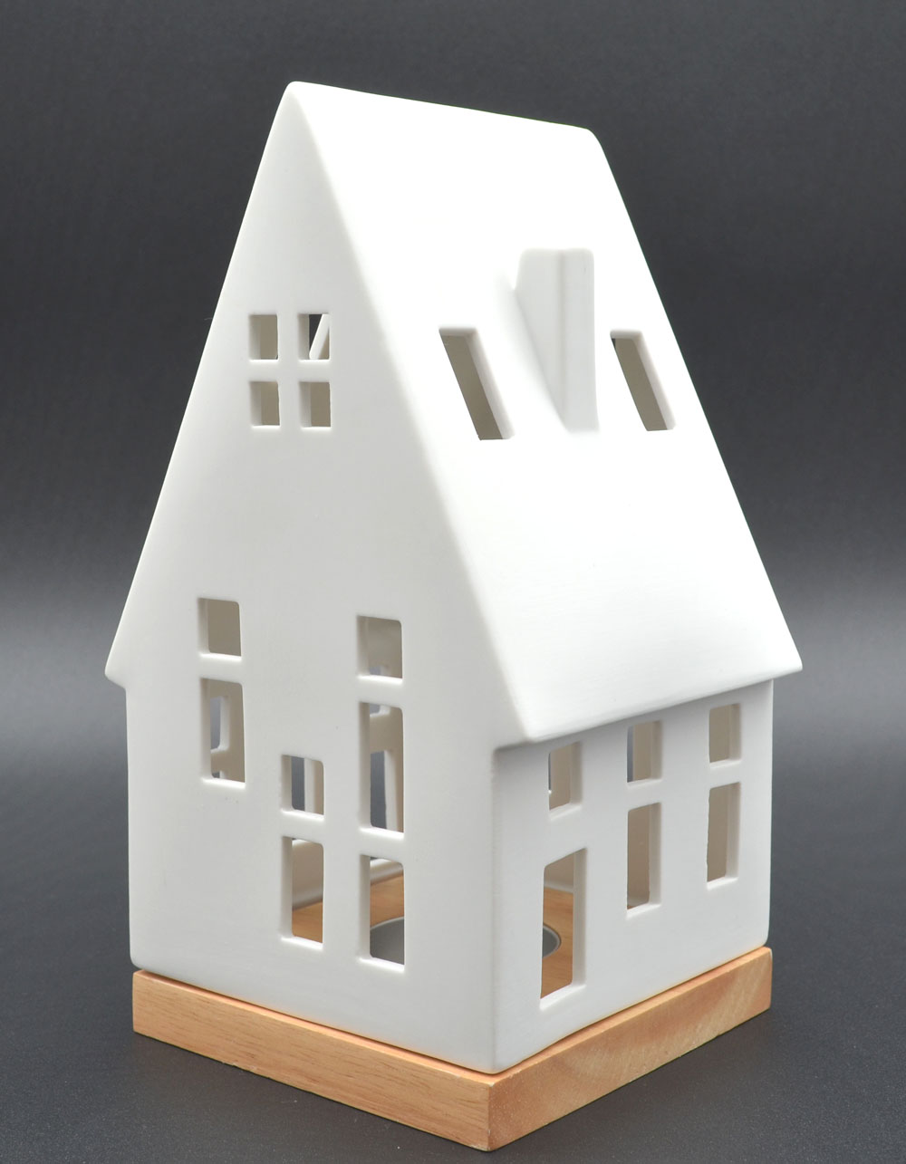 Village House Porzellan-Teelichthaus 20,8x10,5x10,5 cm (HxBxT) H72 