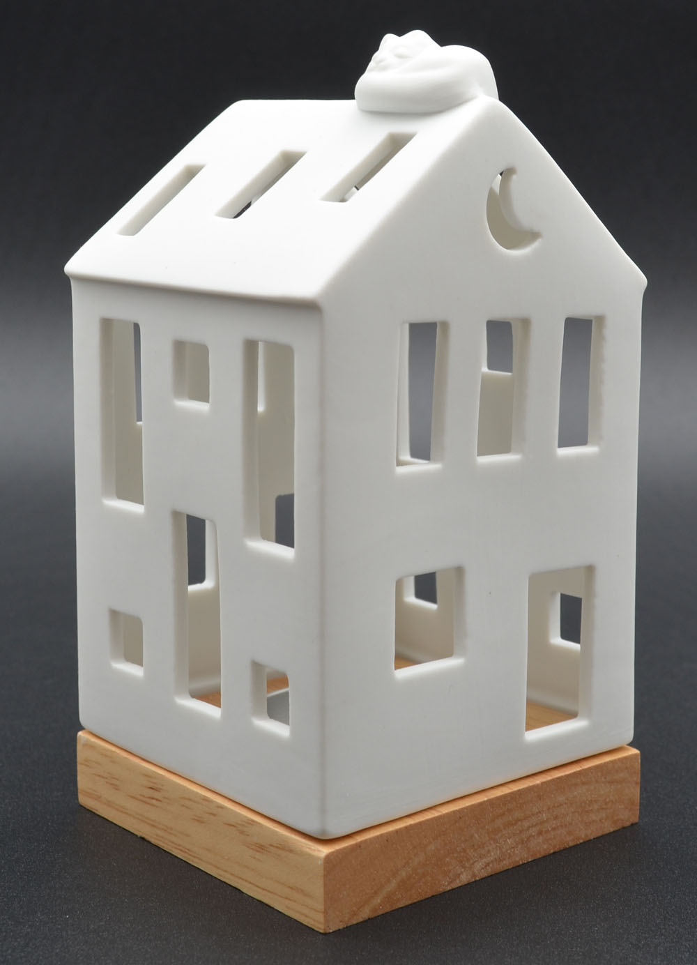 Village House Porzellan-Teelichthaus Katze 16x7,7x7,7 cm (HxBxT) H32 Village House Porzellan-Teelichthaus Katze 16x7,7x7,7 cm (HxBxT) H32