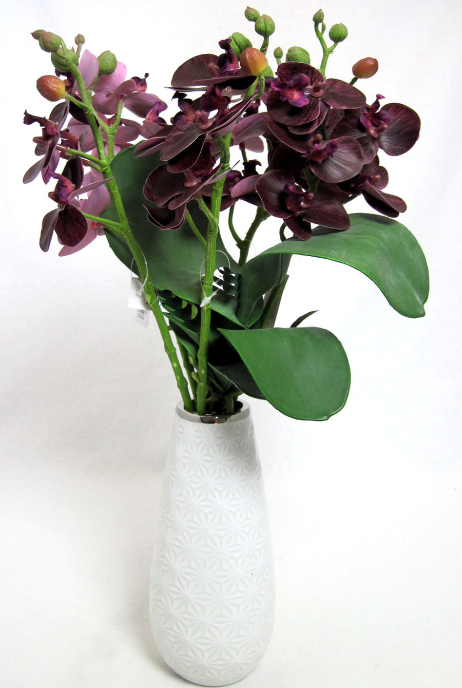 1 Kunst - Orchidee Phalaenopsis dunkellila ca.46 cm