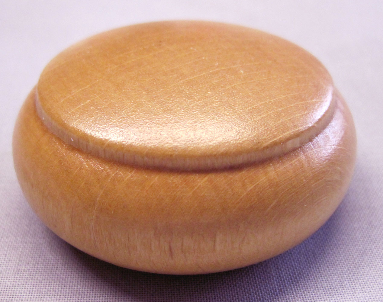 Endstück Scheibe Holz naturfarben für Stil-Garnitur Ø 28mm