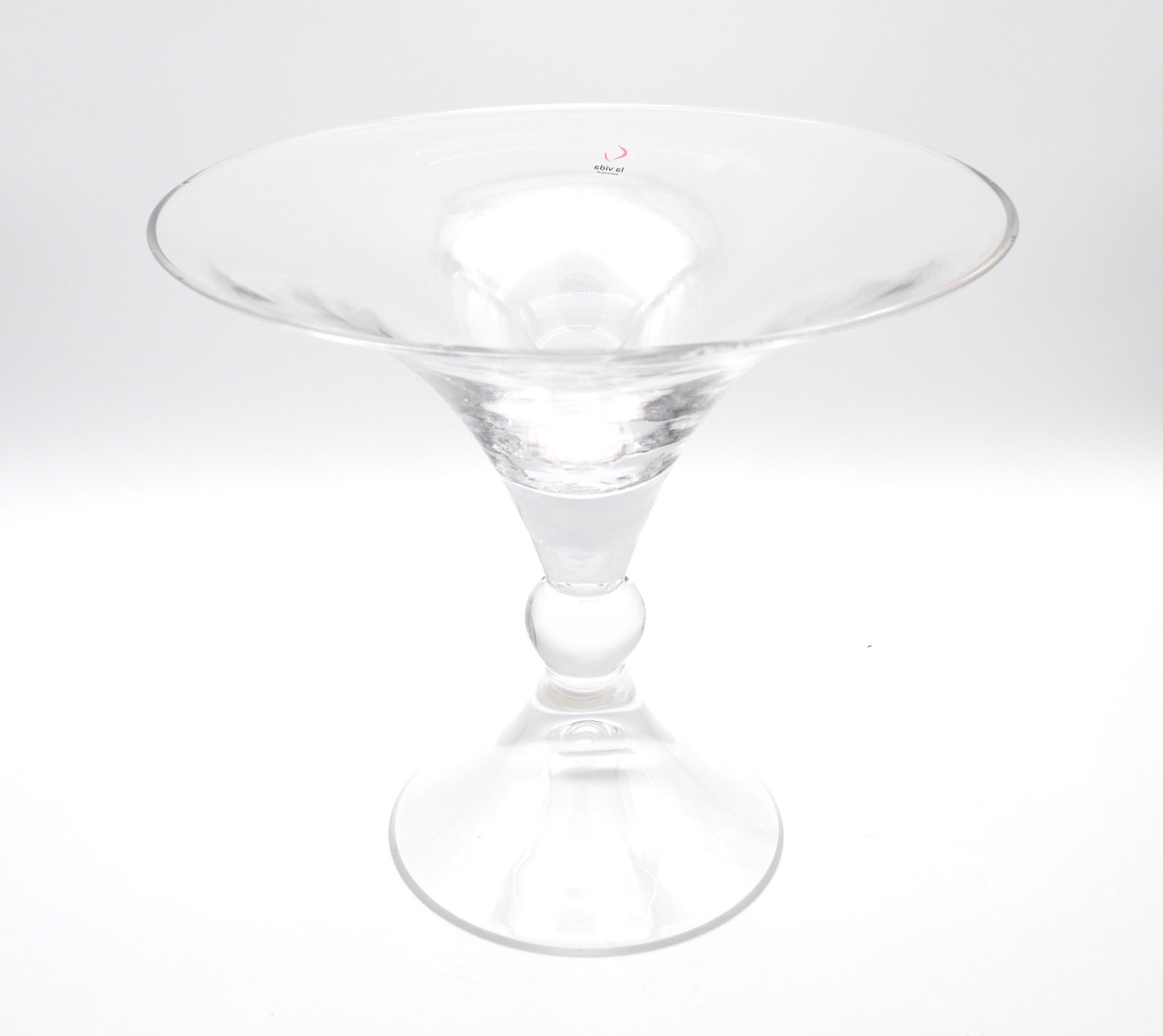 Glasschale „Hotel“ Ø 30 cm Höhe 26 cm schwere Glasqualität Dekoschale klar B-Ware