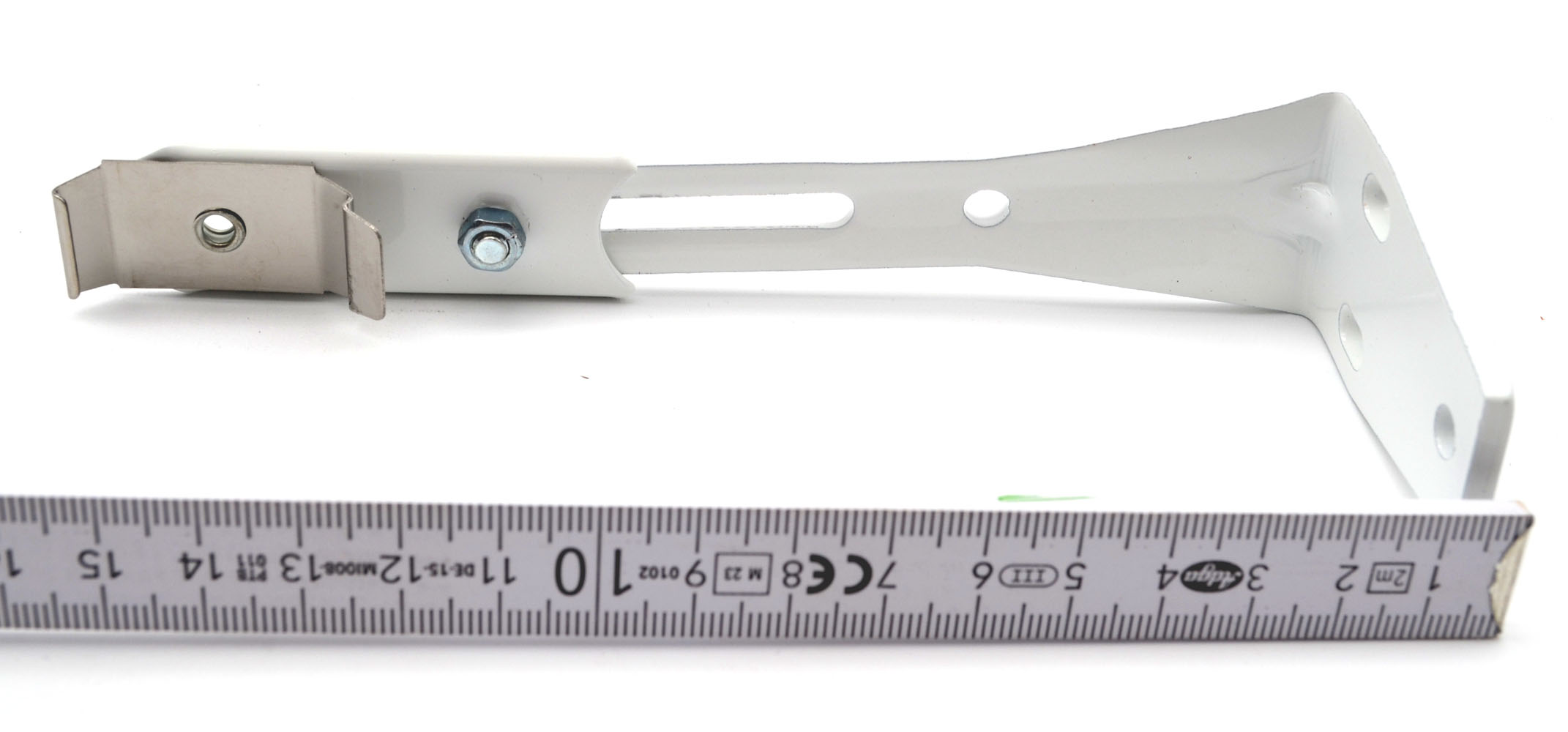 Wandwinkel 108-156 mm Monomatik für Lamellenanlagen weiss