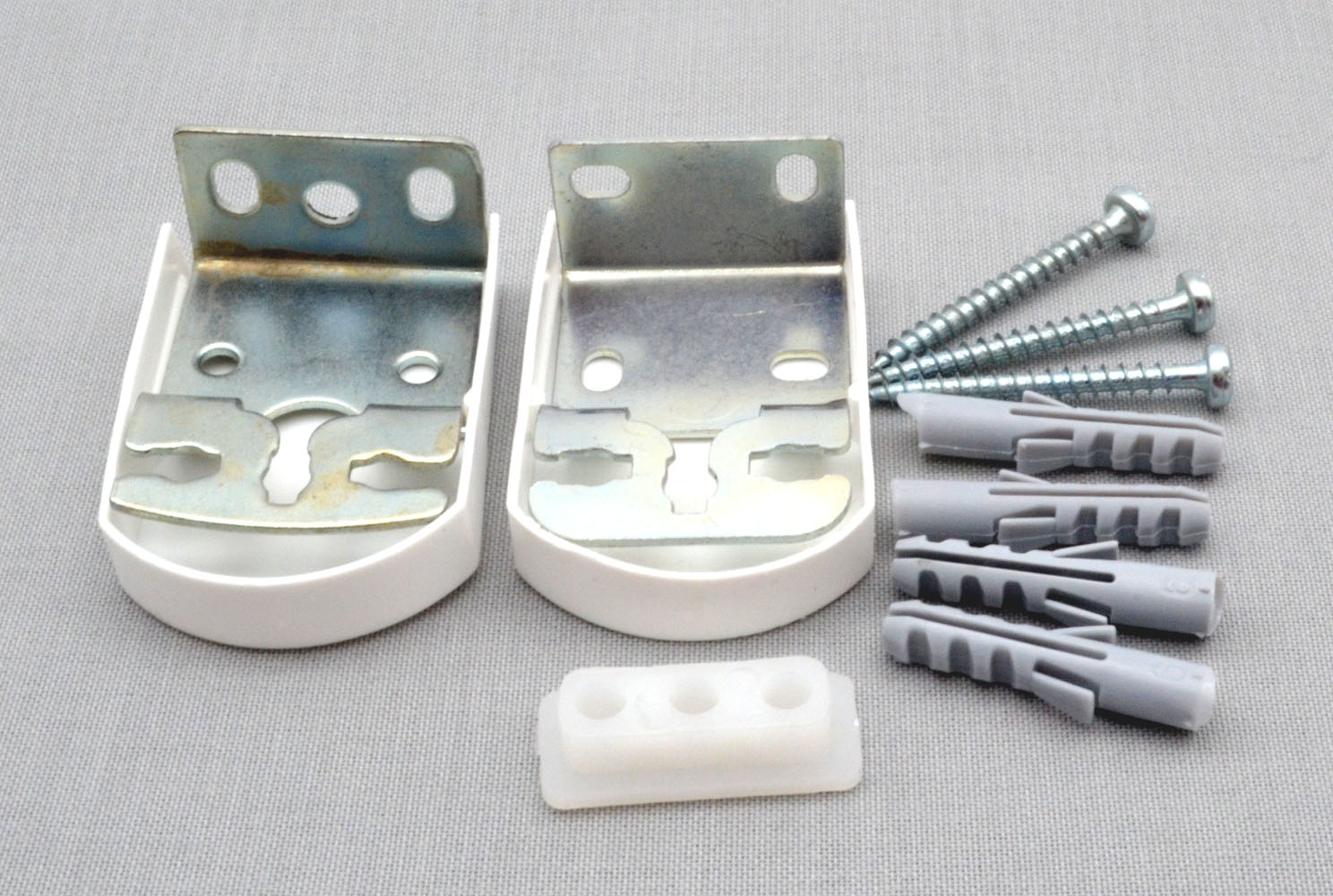 Montageset für SB Rollo für Welle 25mm Weiß