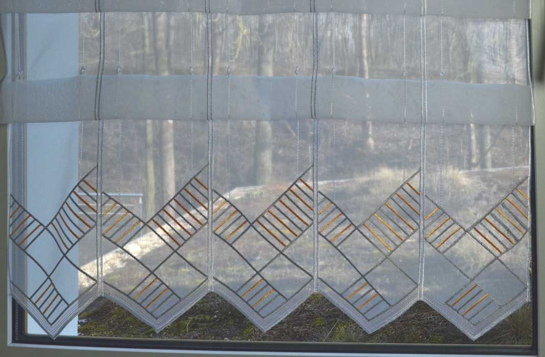 Clippanneaux aus 5 Teilen BxH 80 x 112 cm Einzelstück