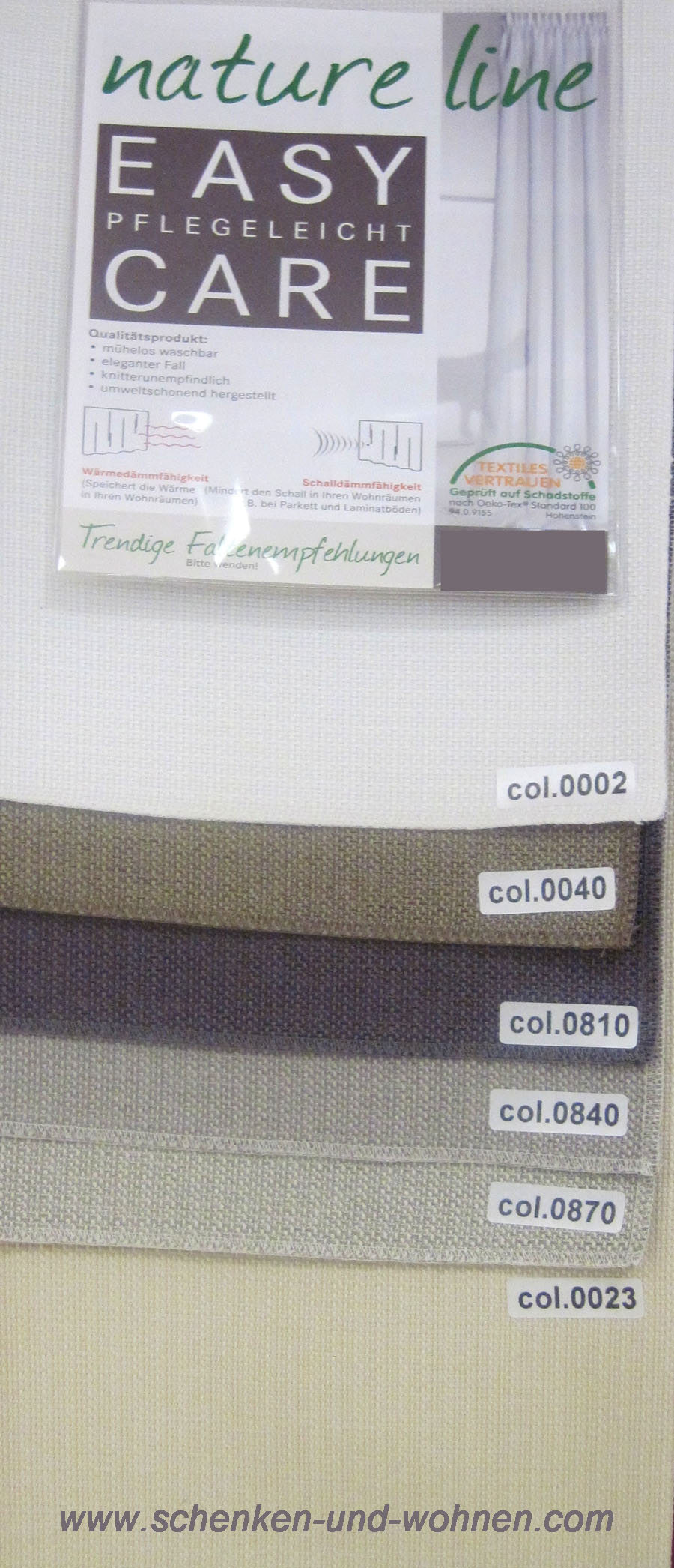 Dekostoff wärme- und schalldämmfähig 290 hoch