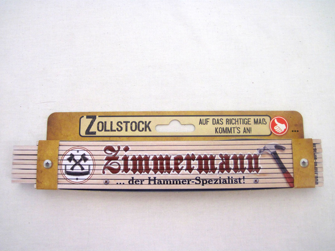 Zollstock Zimmermann, mehrfarbig 30056