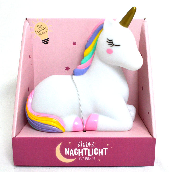 LED-Nachtlicht für Kinder Einhorn mit Timer