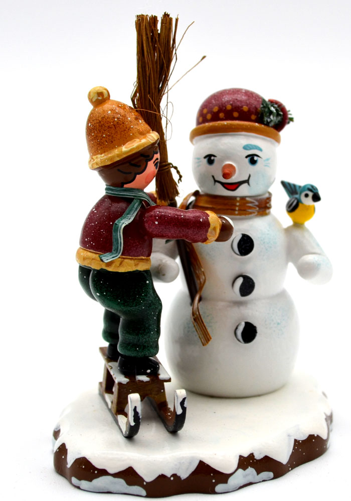 Hubrig Wiki Junge mit Schneemann 11 cm Hubrig Wiki Junge mit Schneemann 11 cm