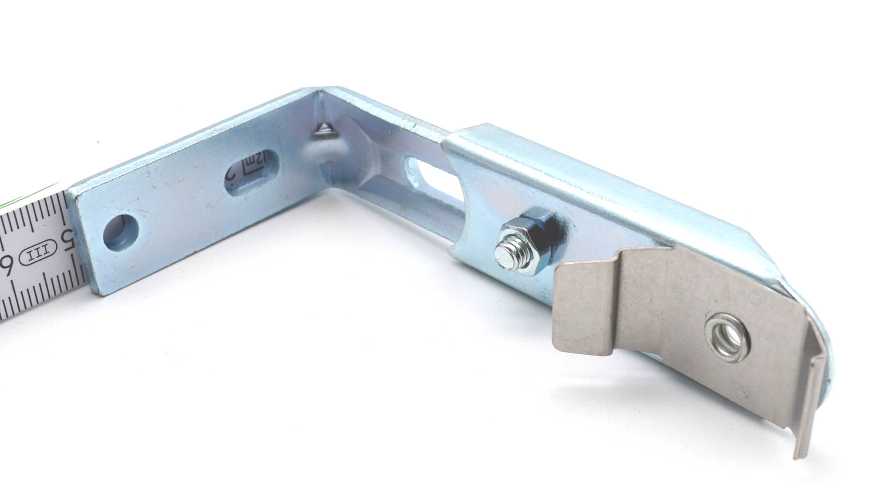 Wandwinkel 60-108 mm Monomatik für Lamellenanlagen silber