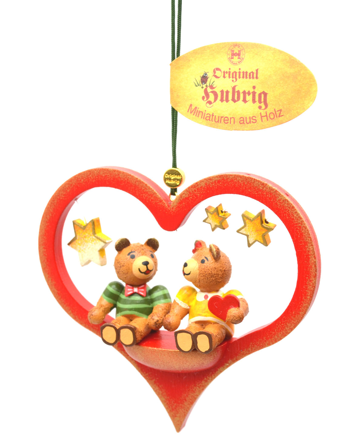 Hubrig Baumbehang Teddypärchen ca. 9x9x2,5 cm (BxHxT) 