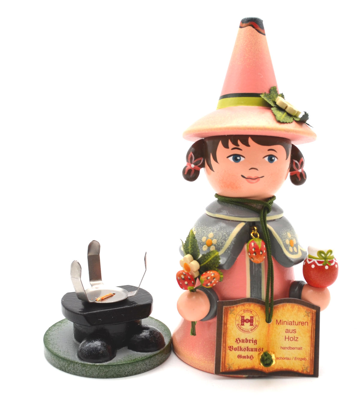 Hubrig - Rauchfigur Wichtel Erdbeere Neuheit 2026 ca. 13 cm