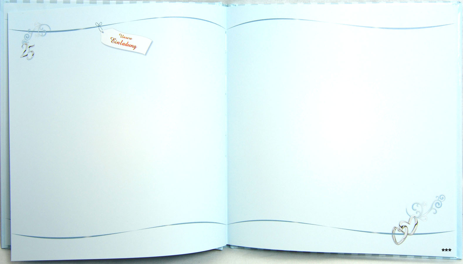 Album - Erinnerungsalbum - Silberne Hochzeit