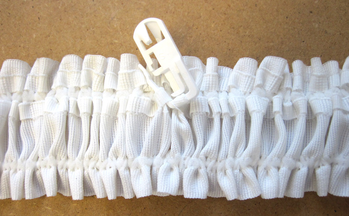 Gardinenband Universalband Kräuselband 50 mm breit blickdicht