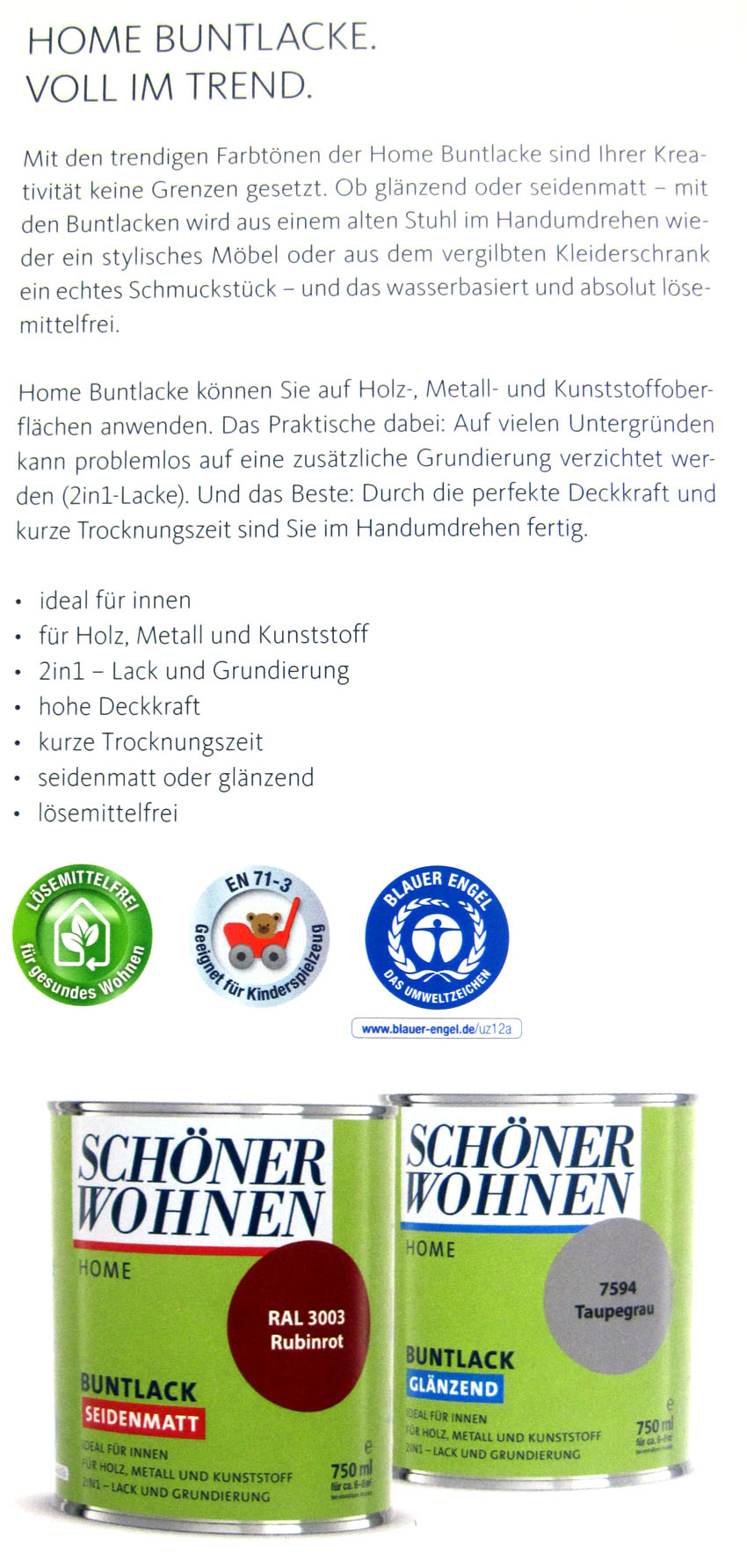 Home Buntlack - Acryllack, seidenmatt, 6648 Petrolgrün 125 ml