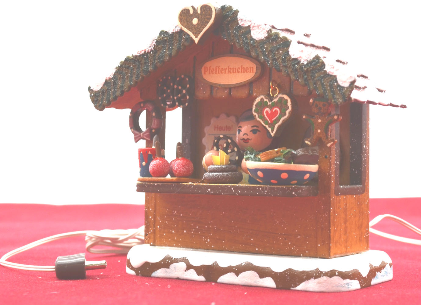 Hubrig - Wiki - Pfefferkuchenhäusel elektrisch beleuchtet ca. 9,5x8,5x4 cm (BxHxT)