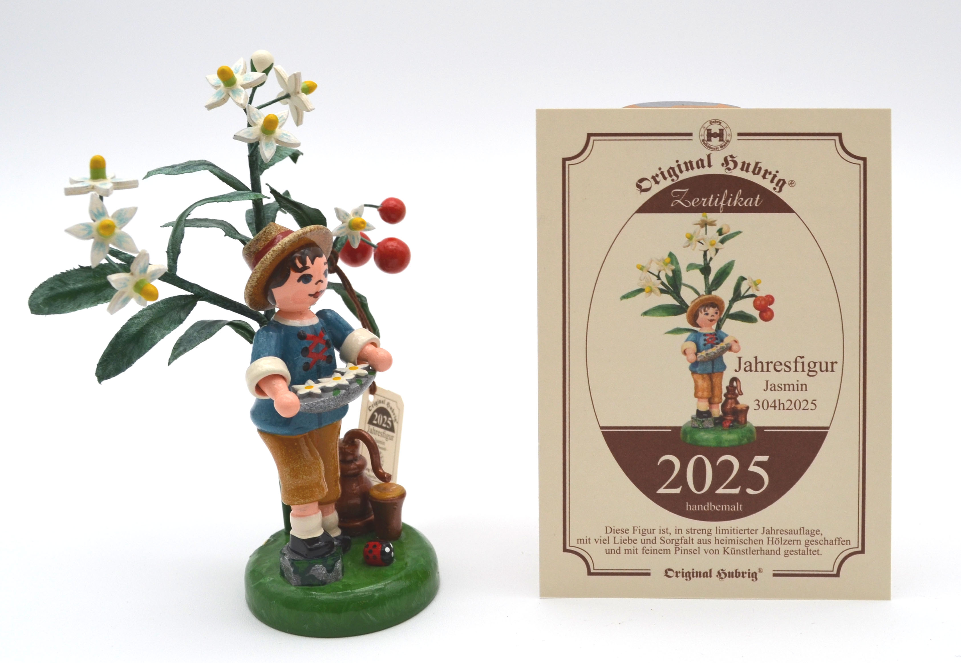 Jahresfigur 2025 Jasmin mit Zertifikat - Hubrig Jahresfigur 2025 Jasmin mit Zertifikat - Hubrig
