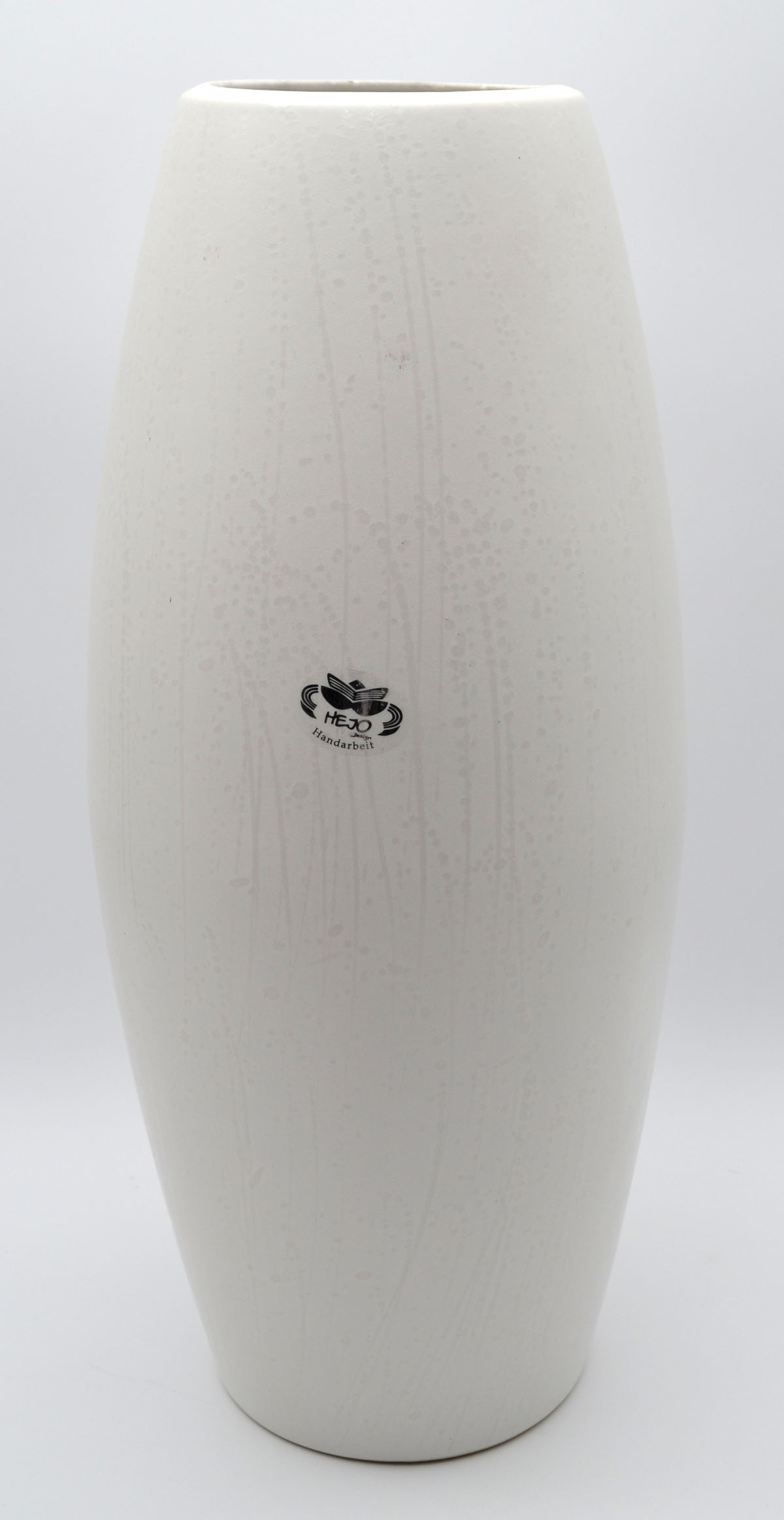 Keramik Bodenvase "Remo" 46 cm Cremeweiss