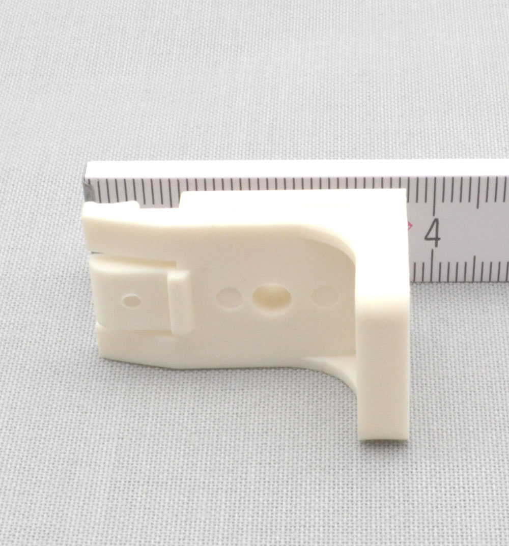 2 Wandträger für Alu-Schiene 2100 weiß Kunststoff