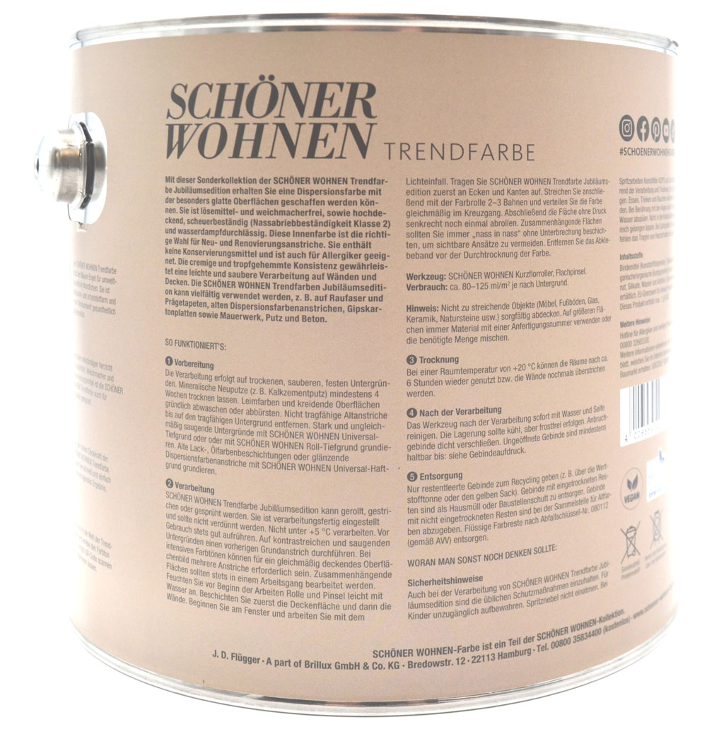 Schöner Wohnen Trendfarbe matt 2,5 l Ahoi