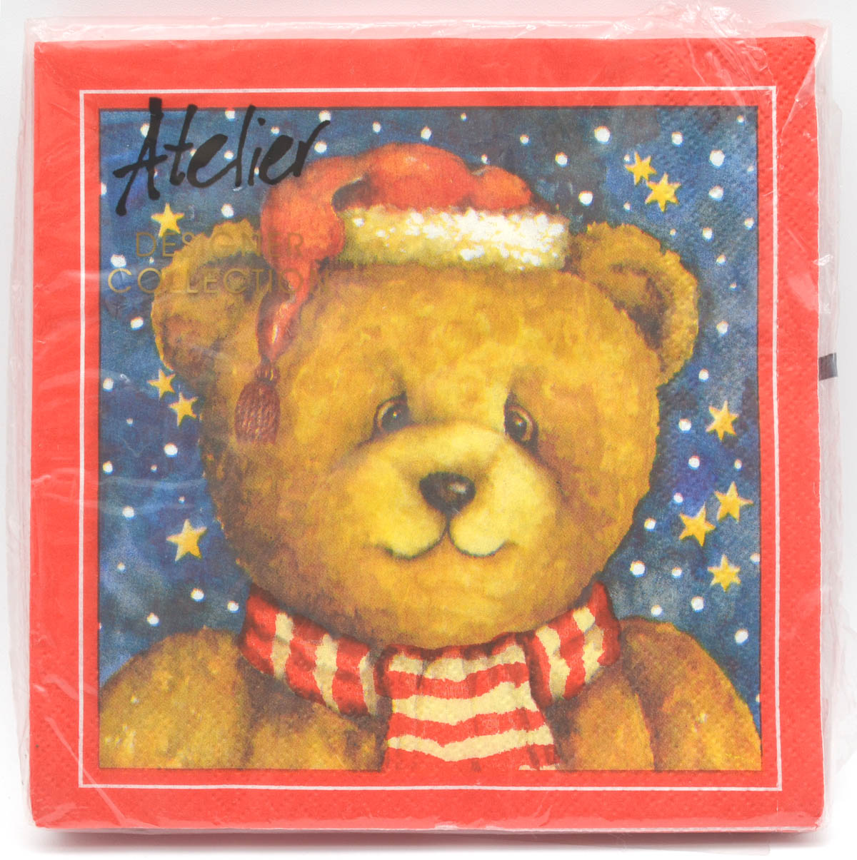 Lunch-Servietten Designer-Collection 20 Stück 33 x 33 cm Bär