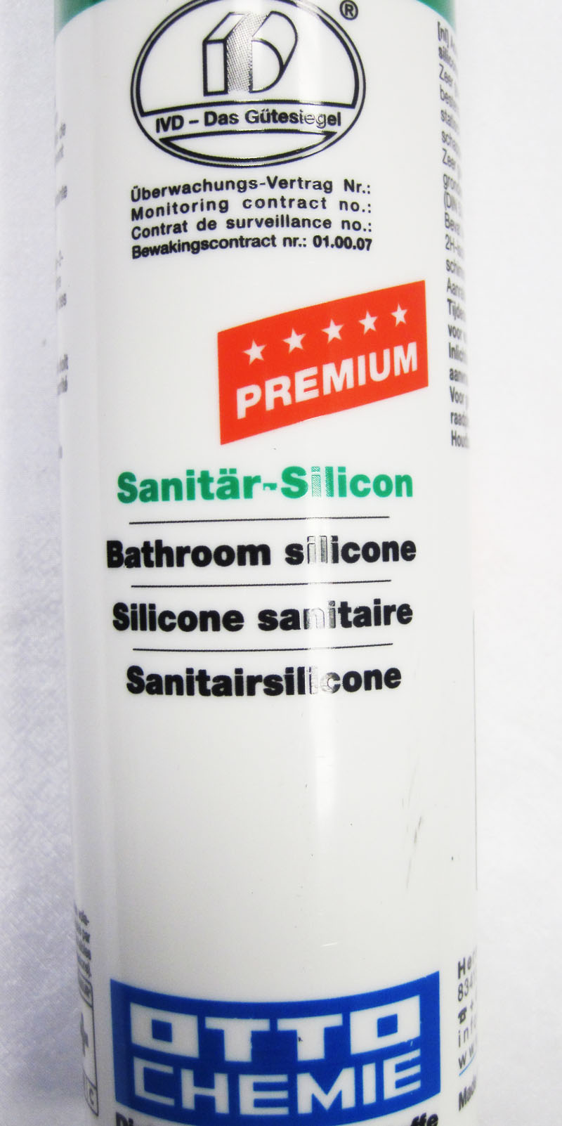 Sanitär-Silikon OTTOSEAL S100 Strandbeige C1106, Kartusche 300 ml