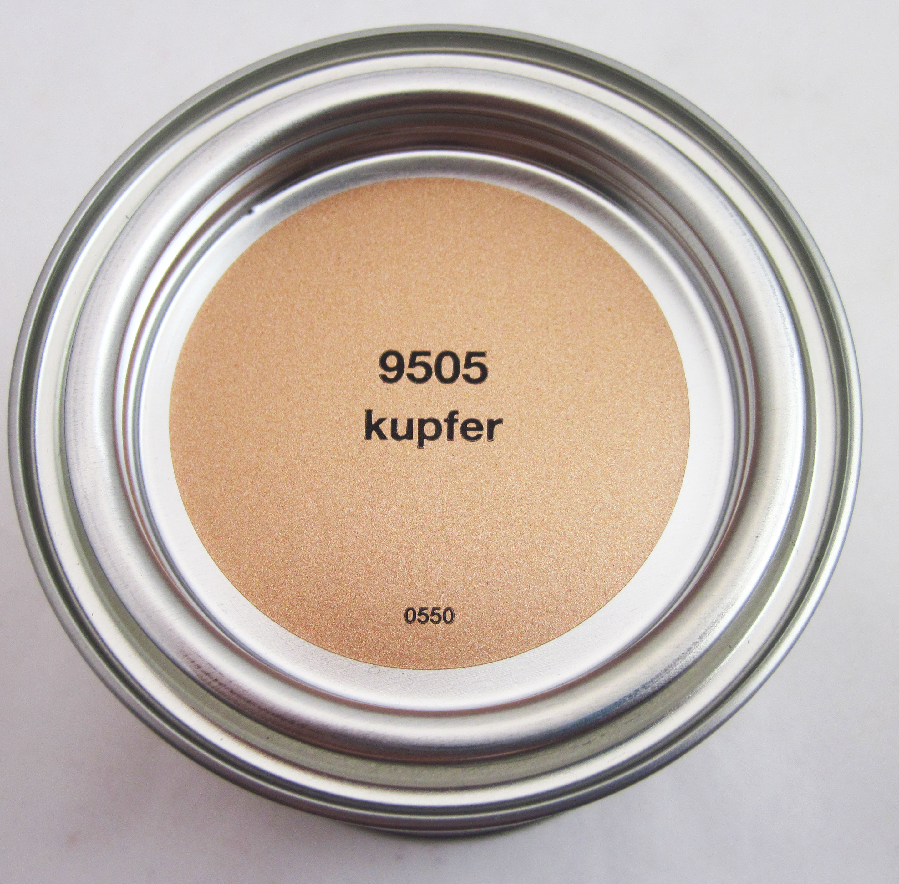 Metall-Optik - Effektfarbe Kupfer - glänzend 0,375 l