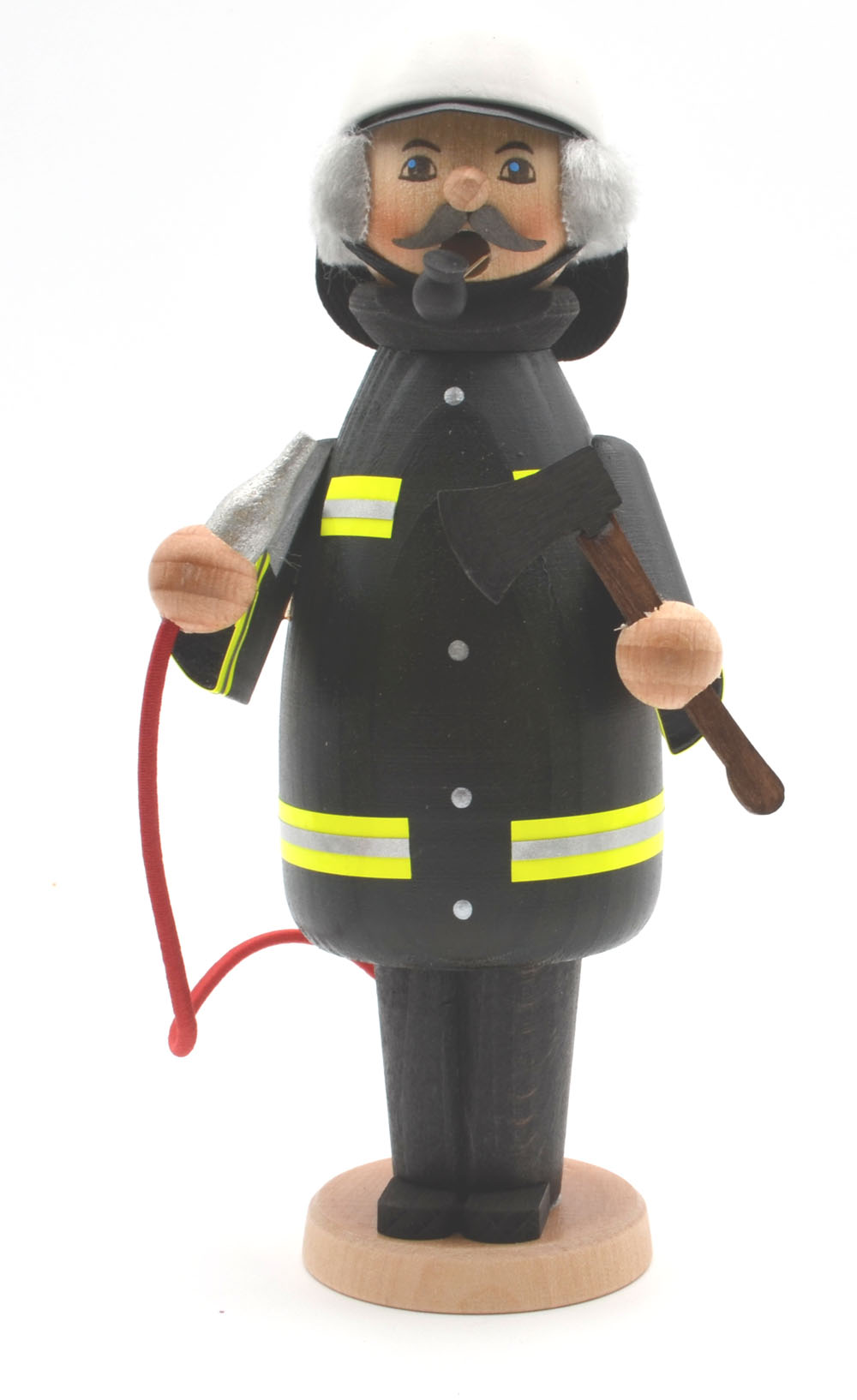 Rauchfigur Feuerwehrmann mehrfarbig ca. 17 cm Rauchfigur Feuerwehrmann mehrfarbig ca. 17 cm